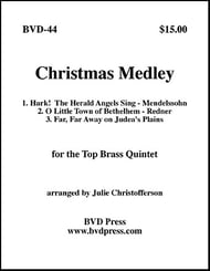 CHRISTMAS MEDLEY BRASS QUINTET P.O.D. cover